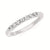 14K WG .33CTW I I1 7 STONE DIA