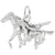 Sterling Silver Horse & Colt Charm