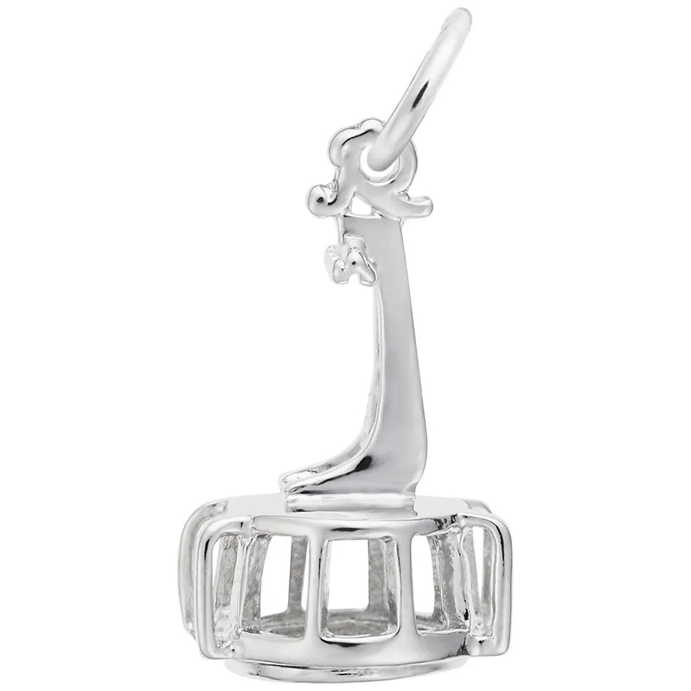 Sterling Silver Tram Car Charm