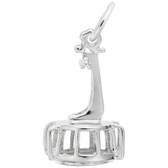 Sterling Silver Tram Car Charm