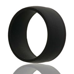 Black Silicone Band- Size 8