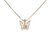 14KY BUTTERFLY NECKLACE