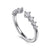 14K White Gold Graduated Diamond Open Band S2086961.