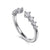 14K White Gold Graduated Diamond Open Band S2086961