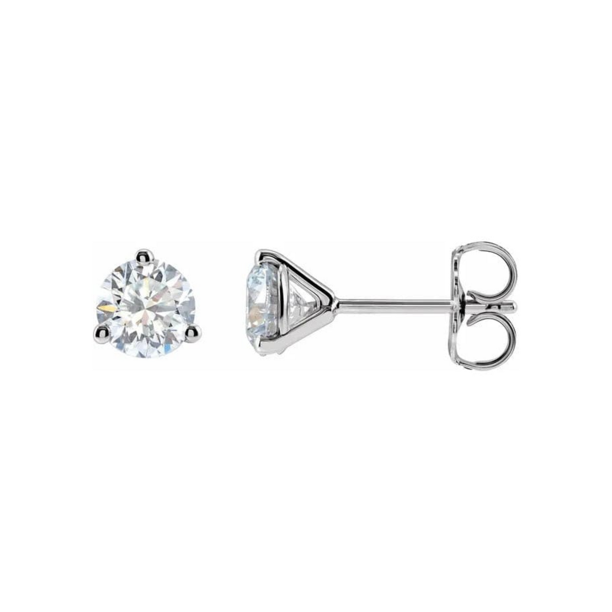 .40CTW 14K White Gold Diamond Stud Earrings