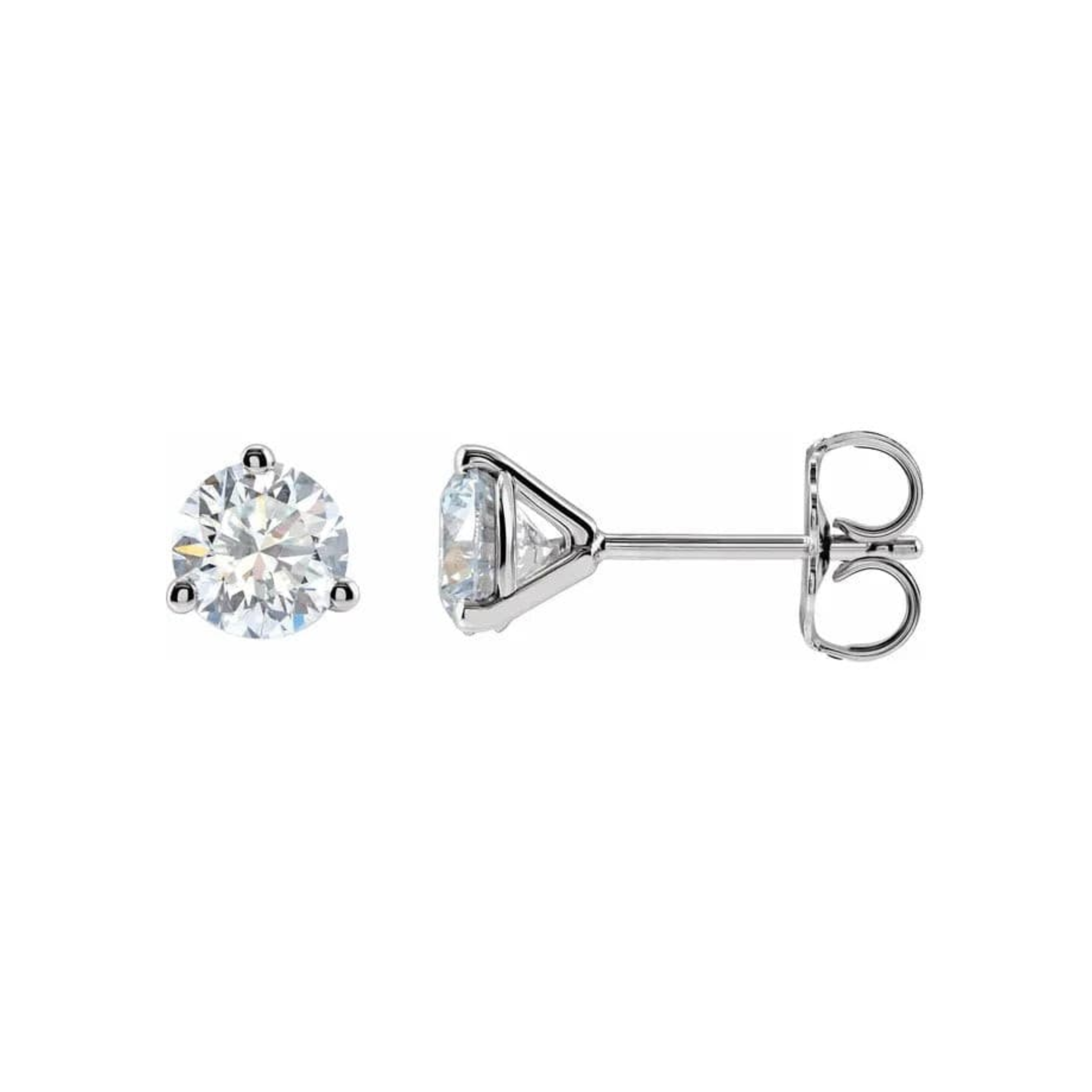 14K Martini Diamond Stud Earrings .25CTW