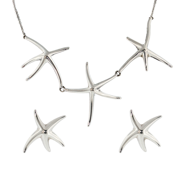 ELSA PERETTI TIFFANY/CO S/S STARFISH NECKLACE/EARRINGS MSRP: $4500