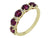 14K YG 1.92CTW RHODOLITE GARNE