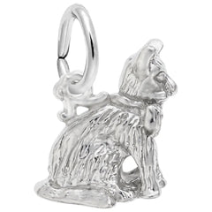 STERLING CAT CHARM