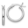 STERLING SMALL HOOPS.