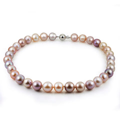 11-13MM Sterling Freshwater Natural Multi-Color Pearl Strand