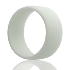 WHITE SILICONE BAND SIZE 8