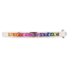 Sterling Silver Channel Set Rainbow Sapphire Bangle
