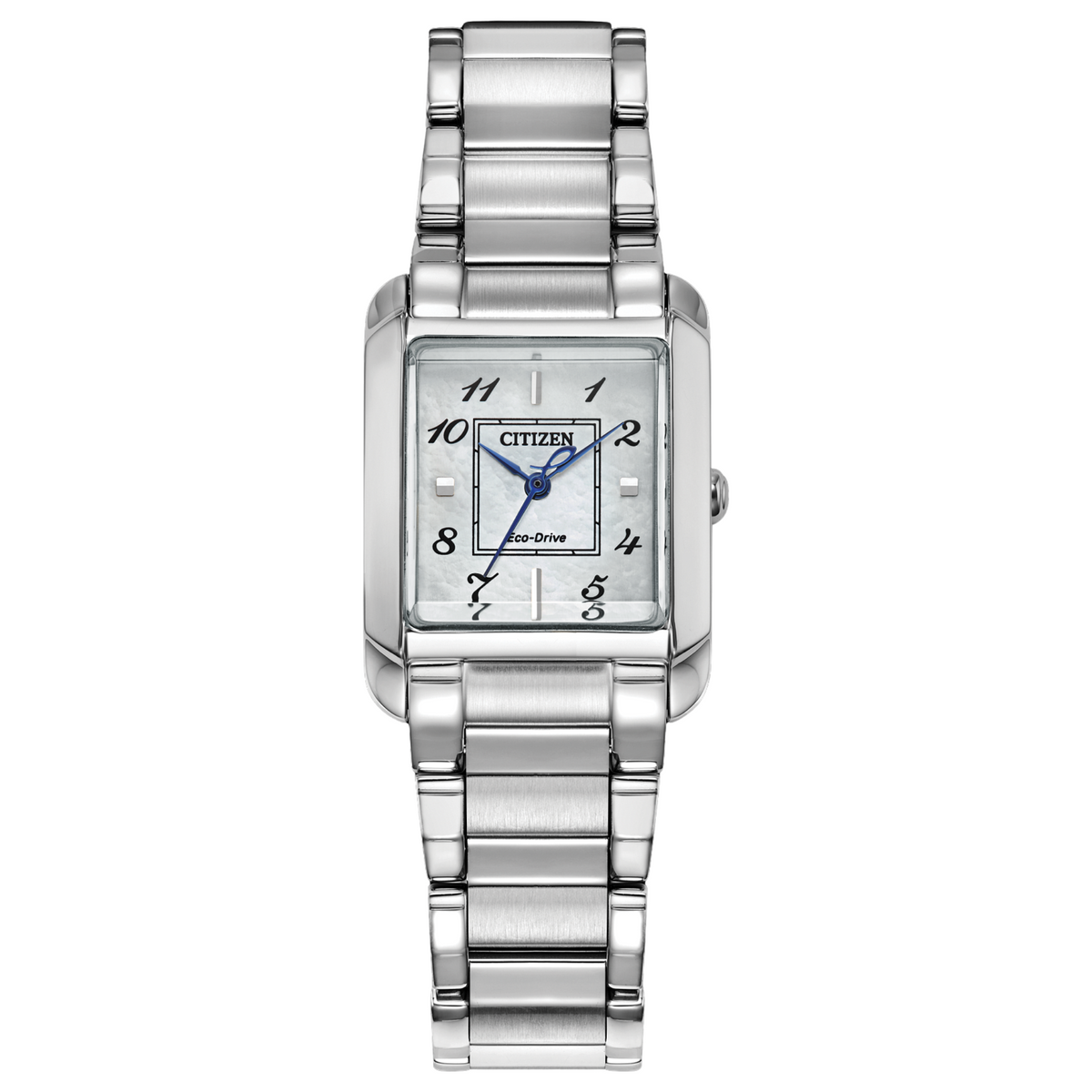 Citizen Eco Drive Bianca Stainless Rectangle Face Watch EW5600-52D