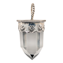 Sterling Silver Phantom Quartz Point  Pendant