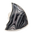 Sterling Silver Fordite Triangular Adjustable Ring