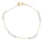 18kt Yellow Gold 3mm Akoya Pearl 4 Section Adjustable Bracelet