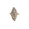 14KY DIA 0.72CTW DIA CLUSTER RING