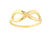 14K YG INFINITY RING
