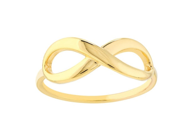 14K YG INFINITY RING