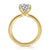 14K Yellow Gold Engagement Ring "Abley"