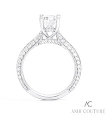 14K 1.5-2CT Round Diamond Engagement Ring Semi-Mount