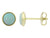 14K YG 1.09CTW OPAL STUDS