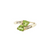 14KY PERIDOT DIA RING