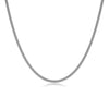 STERLING RHODIUM CURB CHAIN 24