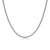 STERLING RHODIUM CURB CHAIN 24