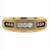 10kt Yellow Gold 1/4ctw Brown and White Diamond Gents Band