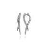 14K WG .18CTW G-H SI+ 25MM HOO