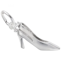 Sterling Silver Sling Back Heels Charm