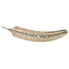 Estate 14kt Yellow Gold .24ctw Diamond Vintage Feather Pin