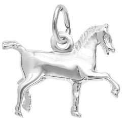 STERLING HORSE CHARM