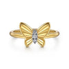 14K YG .03CTW G-H SI+ DIAMOND.