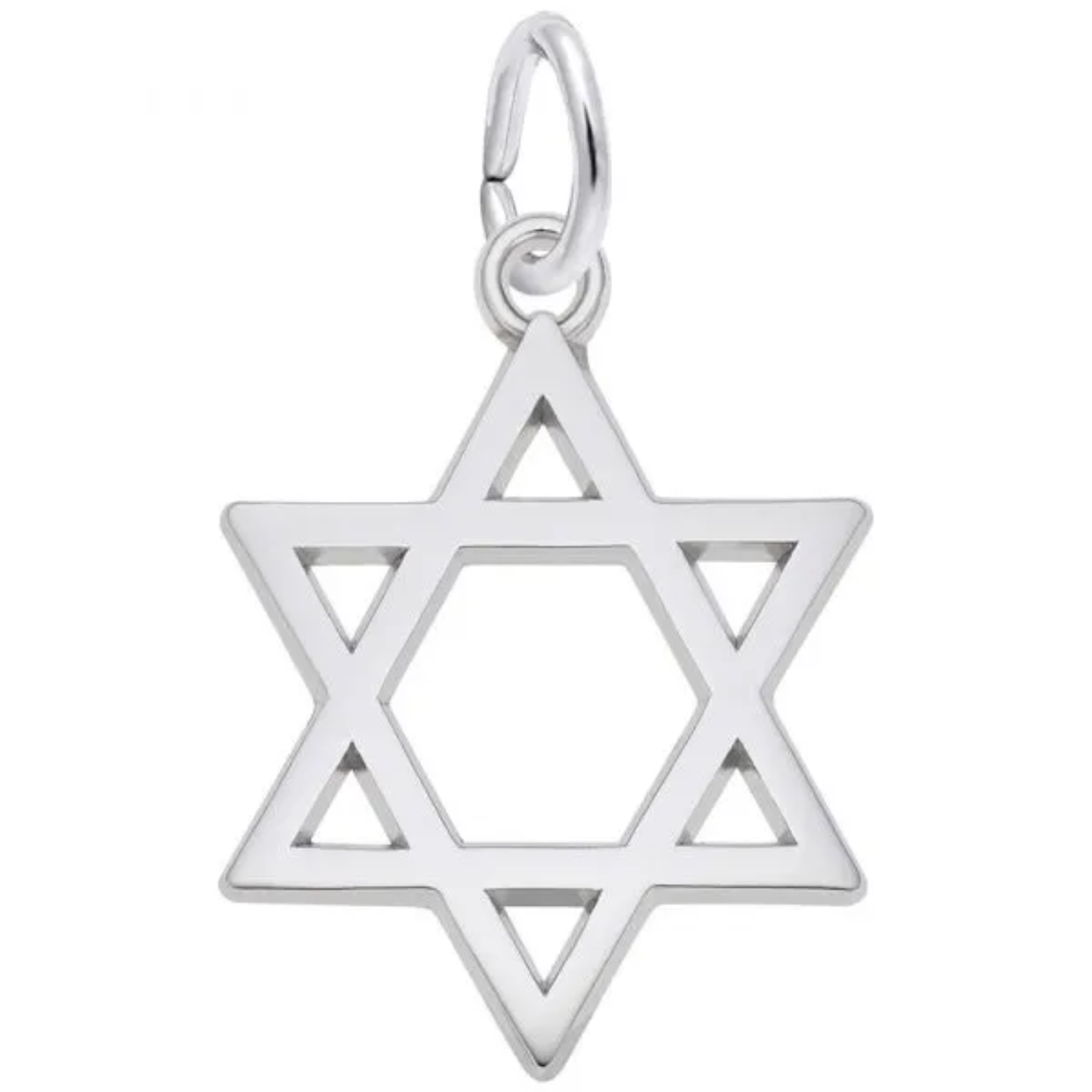 Sterling Silver Star of David Charm