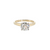 Estate 14kt Yellow Gold 1ct Old Euro Cut Diamond G-H SI+ Solitaire Ring