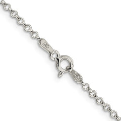Sterling Silver Rolo Chain 22" 2MM Width