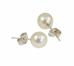 14K WG 7MM FRESHWATER PEARL ST