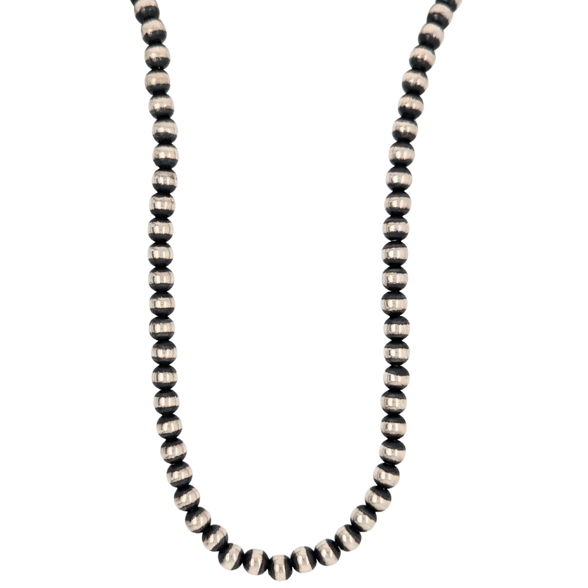 Estate Sterling Sliver Navajo Pearl Necklace 20in