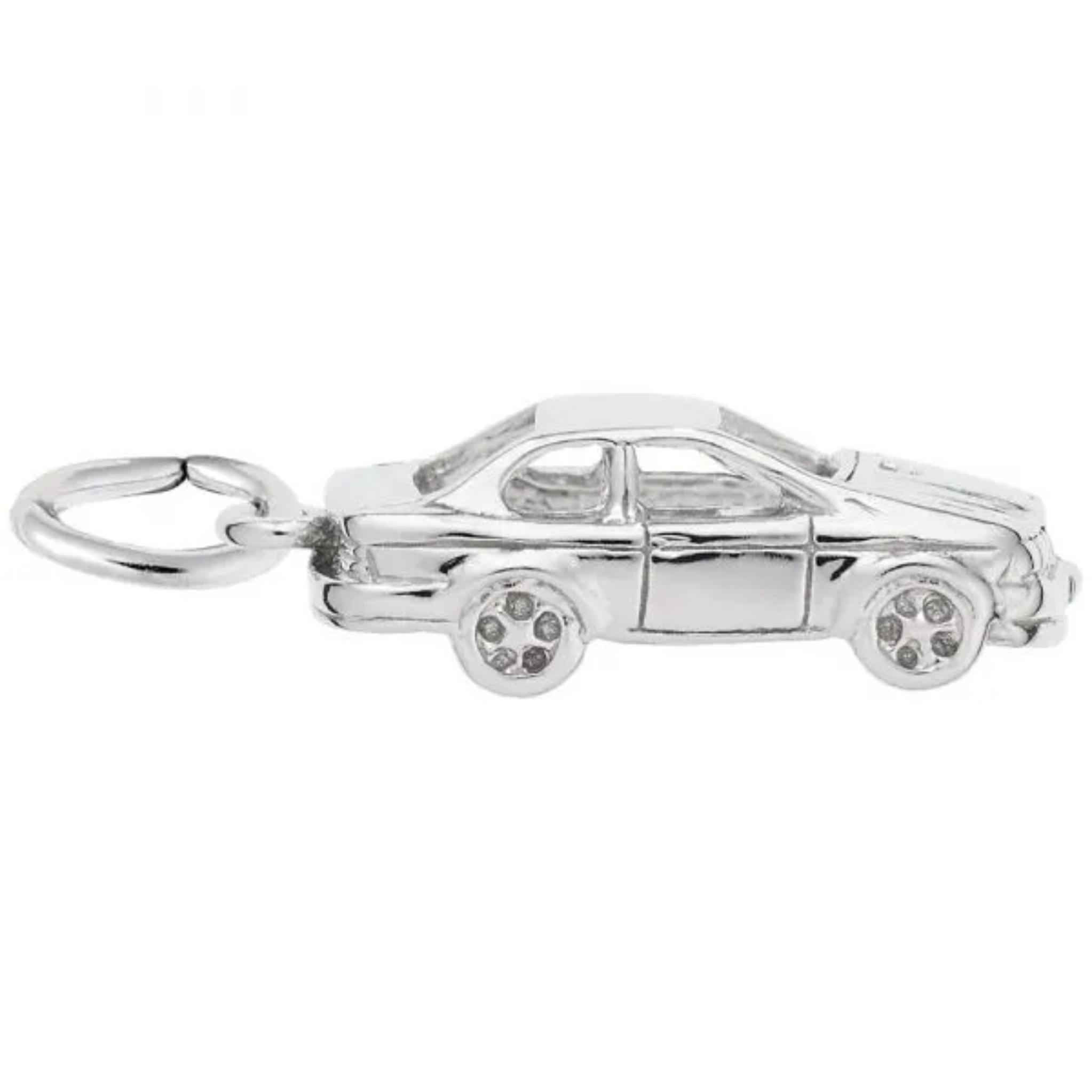 Sterling Silver Sports Car Charm