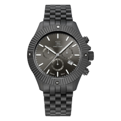 GLOCK GW-38-1-22 All Gunmetal Chronograph Watch with Metal Band