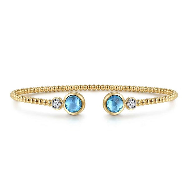 BUJUKAN 14K YG 2.43CTW SWISS B