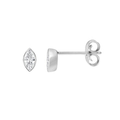 18K WG .36CTW MARQUISE DIA STU