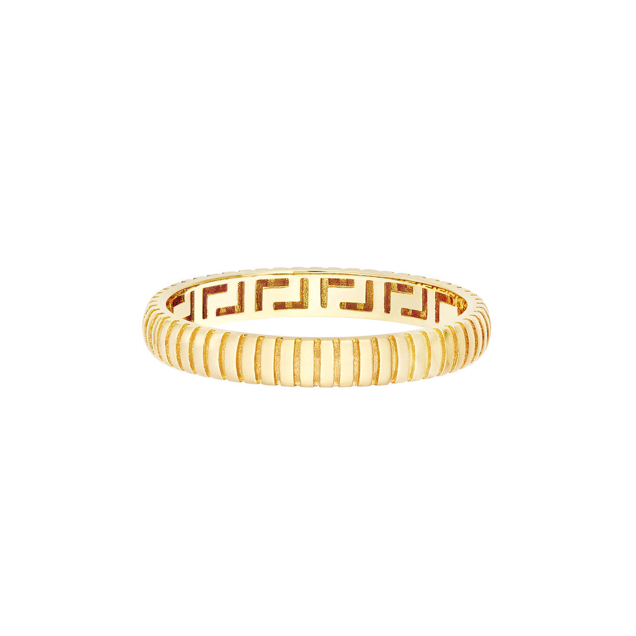 14K YG SNAKE PATTERN BAND