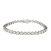 14K WG 10CTW G-H SI1 TENNIS BRACELET 7"