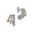 Bujukan Sterling Silver J Hoop Earrings