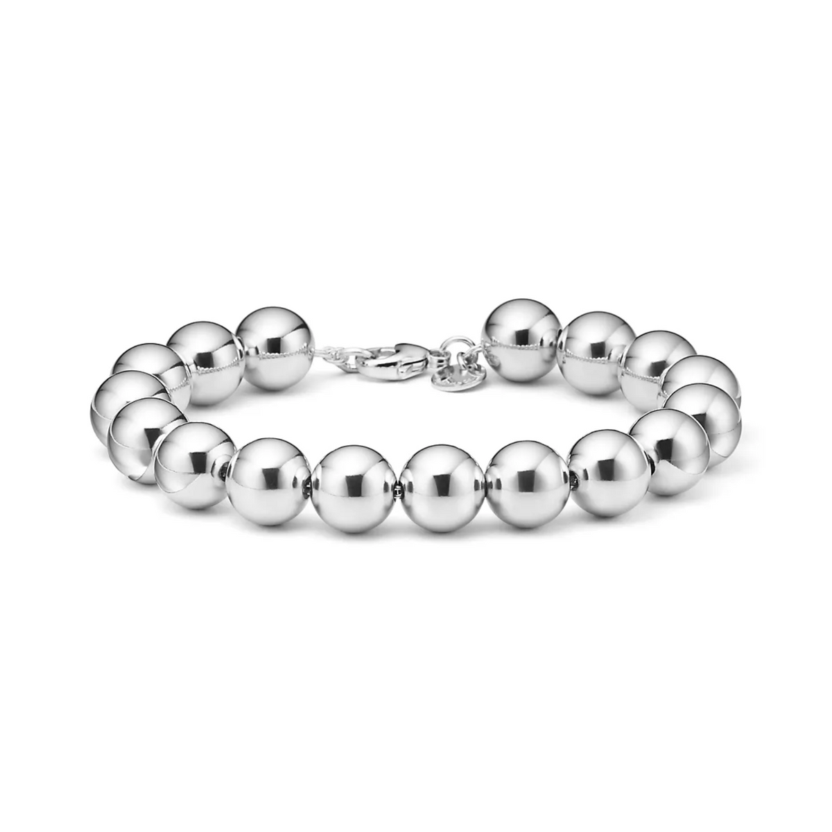 Estate: T & Co. Sterling Silver Hardware Bracelet