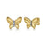 14K YG .06CTW G-H SI+ BUTTERFL
